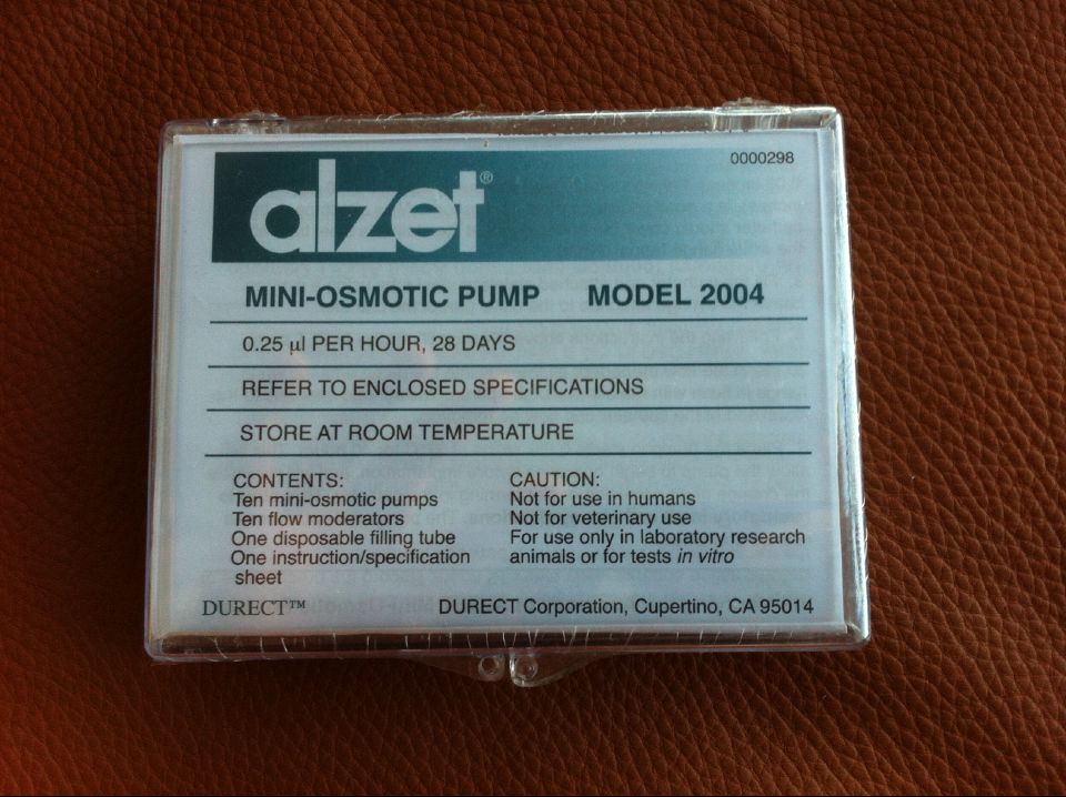 Alzet Osmotic Pumps 2004/2006 Model植入式渗透压泵