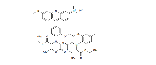 钙离子荧光探针Rhod-2, AM 超级纯 CAS 145037-81-6