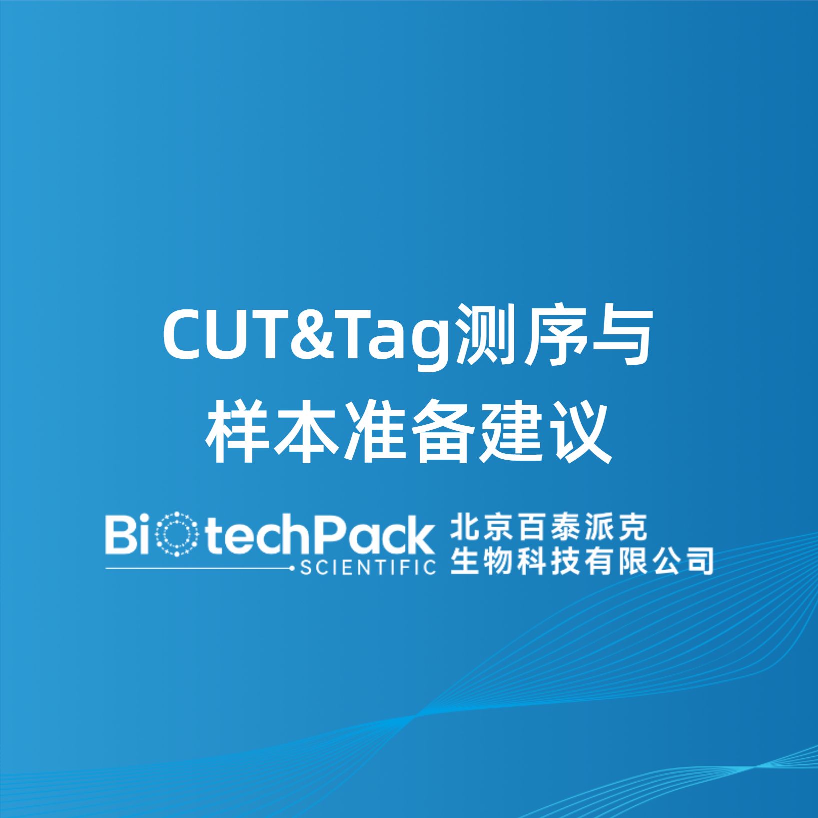 CUT&Tag测序与样本准备建议