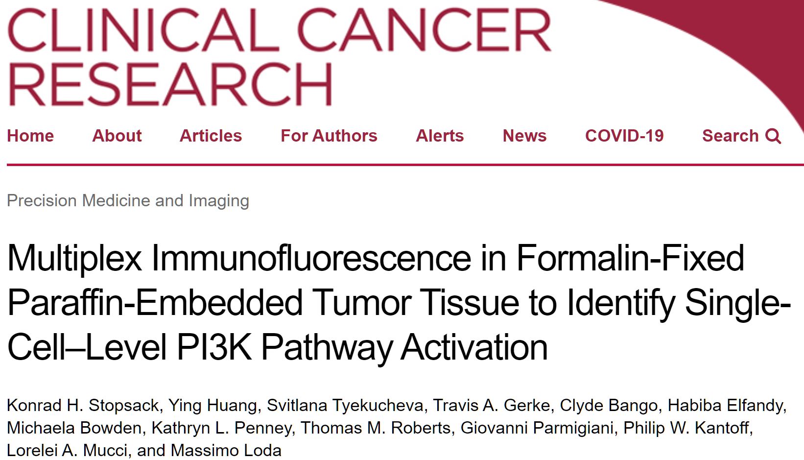 Clin Cancer Res：多重免疫荧光鉴定前列腺癌单细胞水平的PI3<font color="red">K</font>通路激活