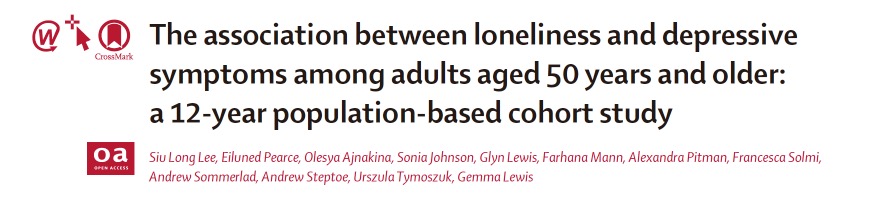 Lancet Psychiatry | 万人研究提示，中年孤独，老年更容易抑郁！