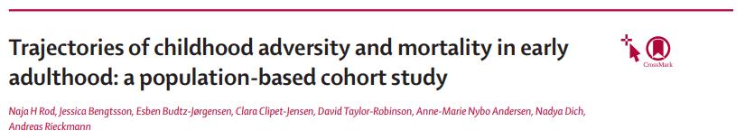 Lancet：<font color="red">童年</font>不良经历增加成年后早亡风险