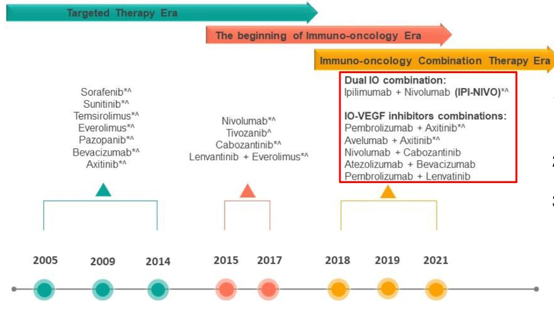 ASCO GU 2021: 纳武利尤单抗+伊匹单抗联合治疗转移性肾细胞癌的疗效