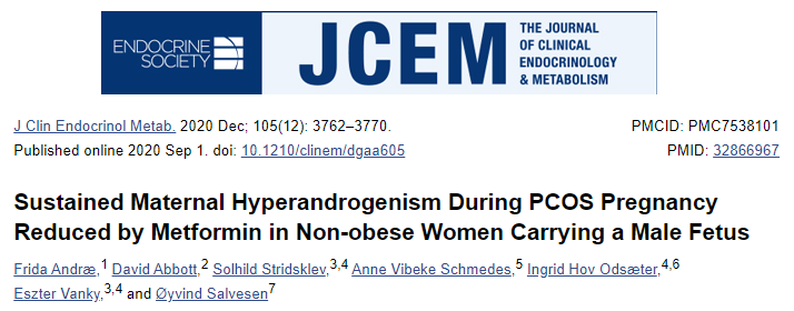 J Clin Endocrinol Metab：二甲双胍并未降低孕期多囊卵巢综合症女性的雄激素水平