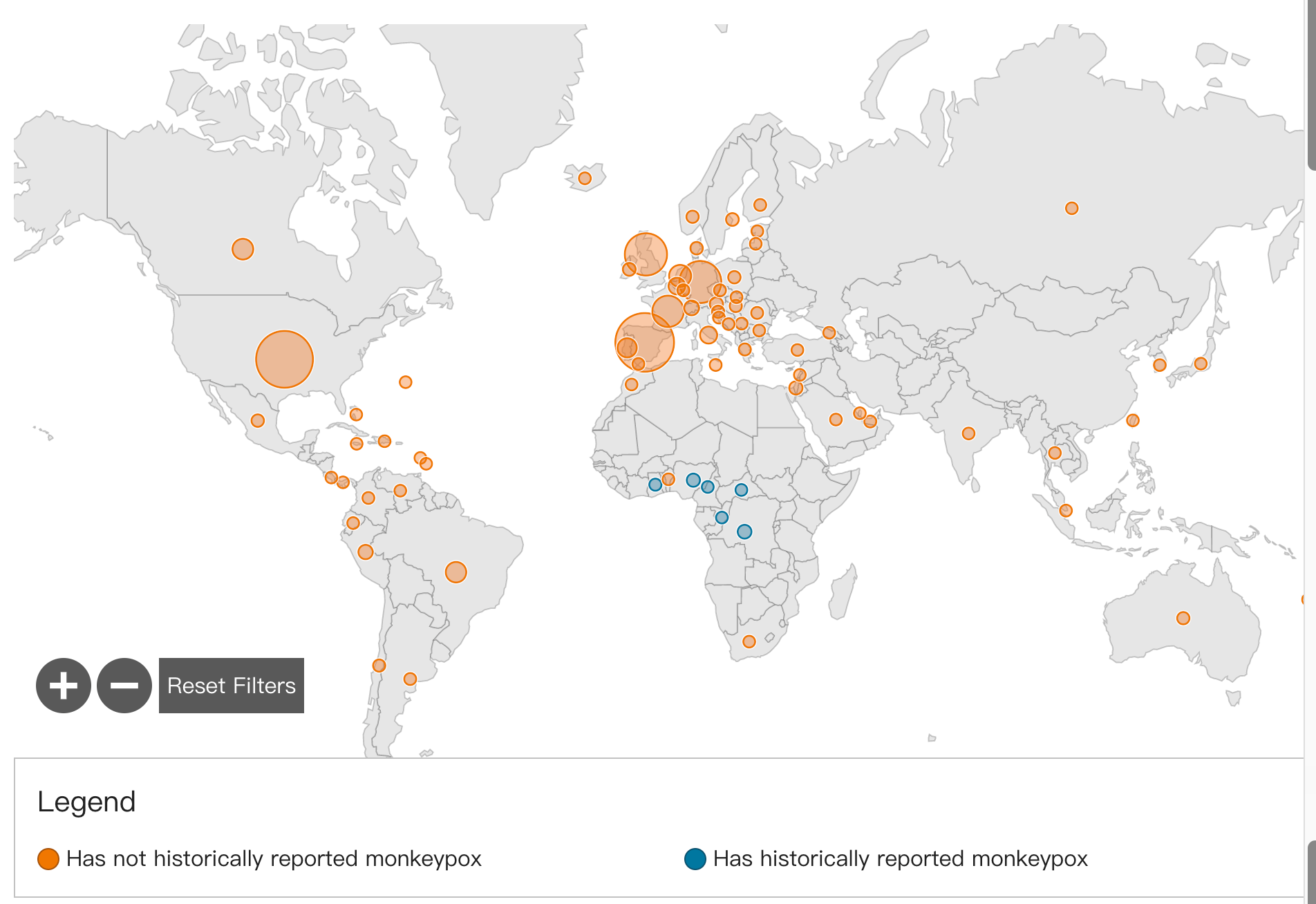 全球猴痘病例超过18800例，西班牙，美国，英国居<font color="red">前</font>三