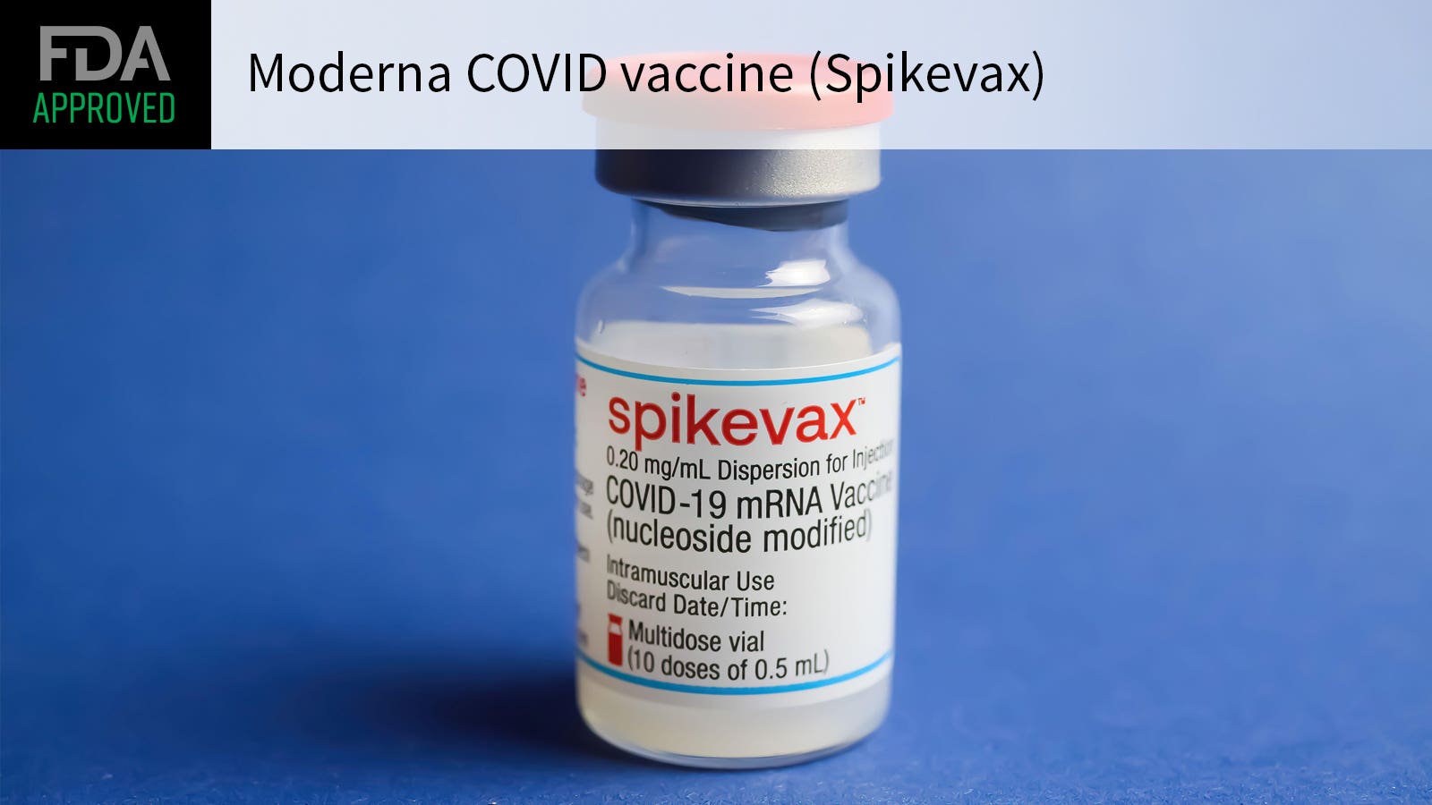 FDA已完全批准Moderna的Spikevax
