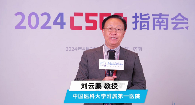 刘云鹏教授2024CSCO指南会<font color="red">专访</font>