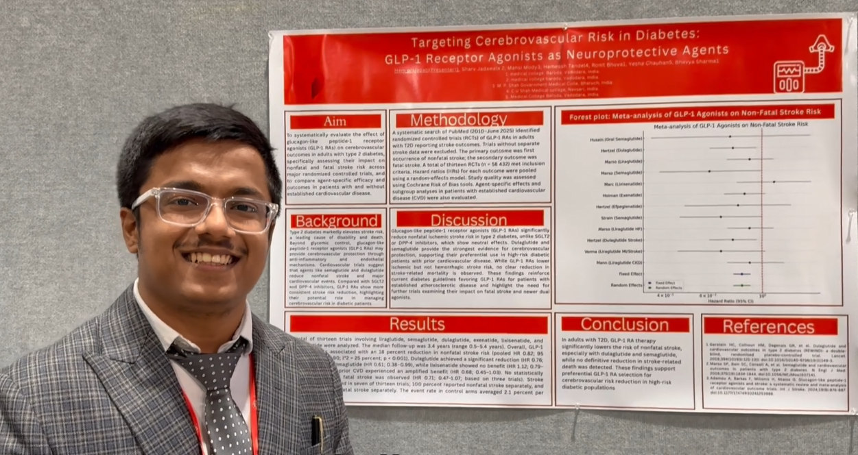 专访印度巴罗达政府医学院Hem Parajapati医生：GLP-1受体激动剂从血糖管理迈向神经保护的新纪元 | AHA 2025 