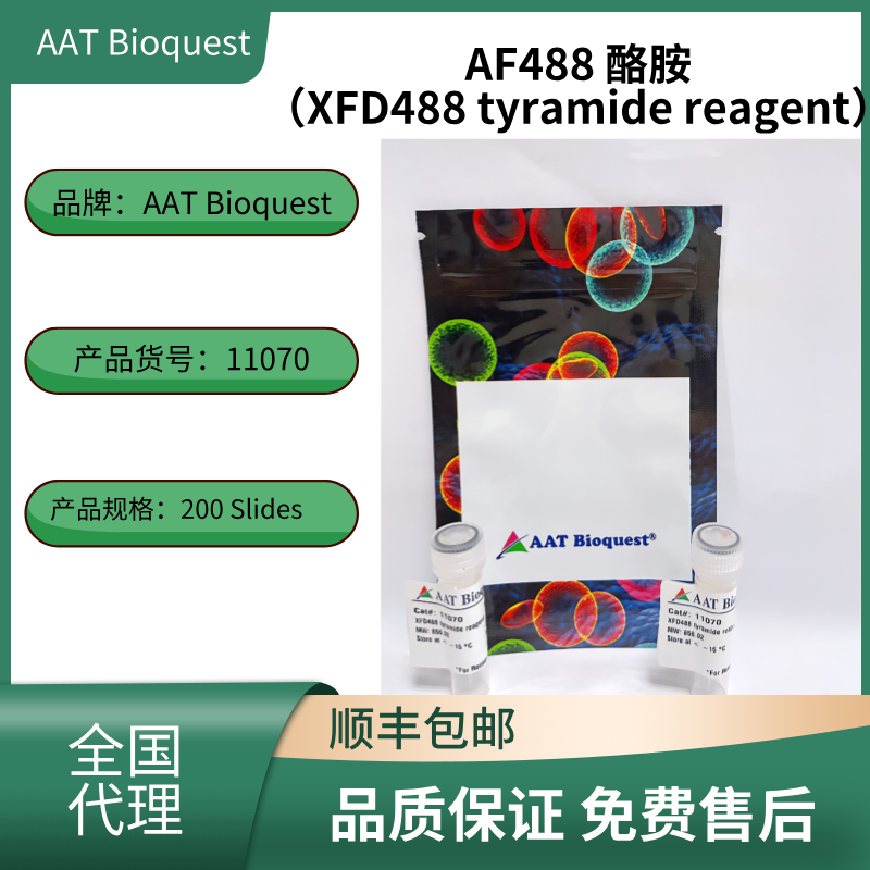 AAT Bioquest AF488 酪胺（XFD488 tyramide reagent）货号11070