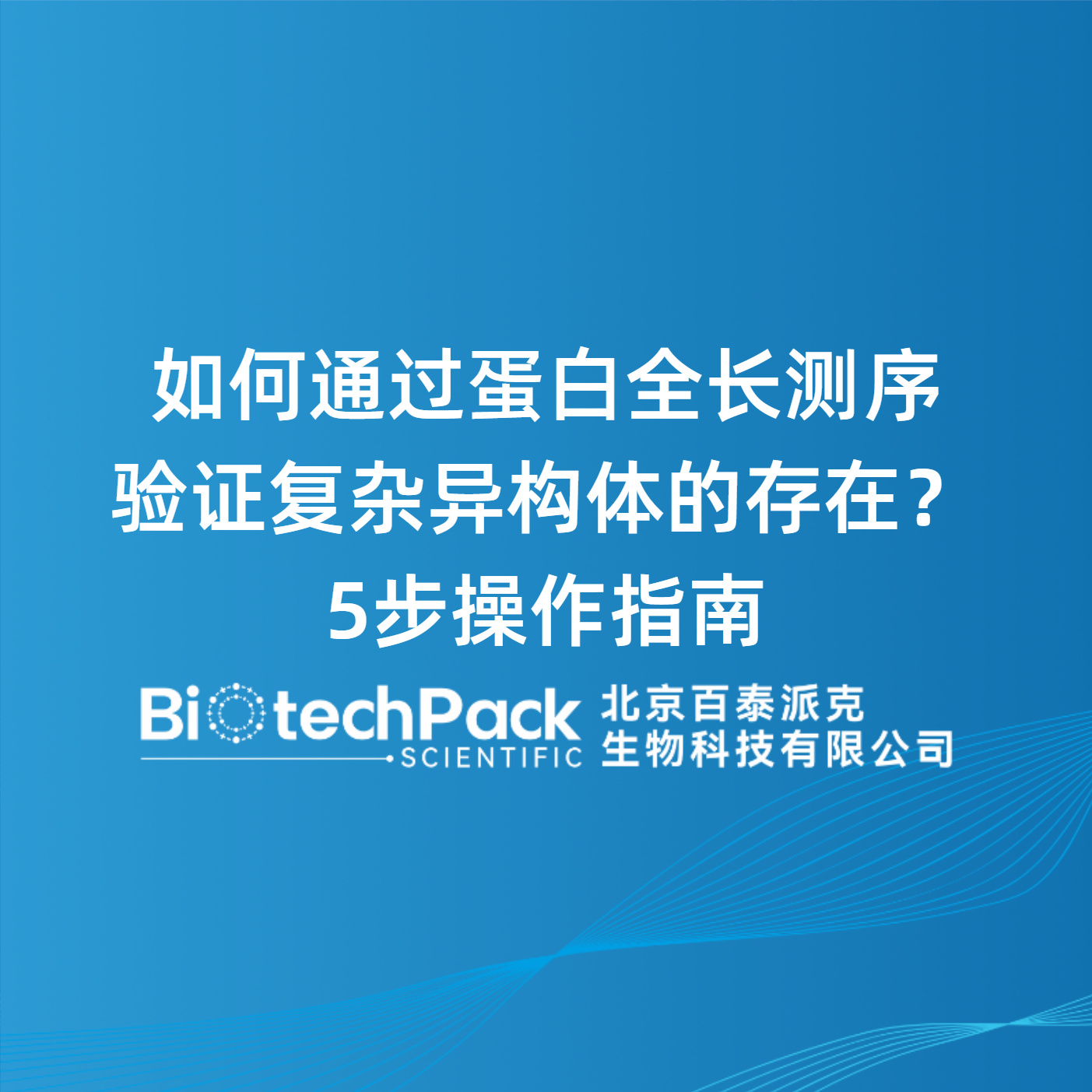 如何通过蛋白全长测序验证复杂异构体的存在？5步操作指南