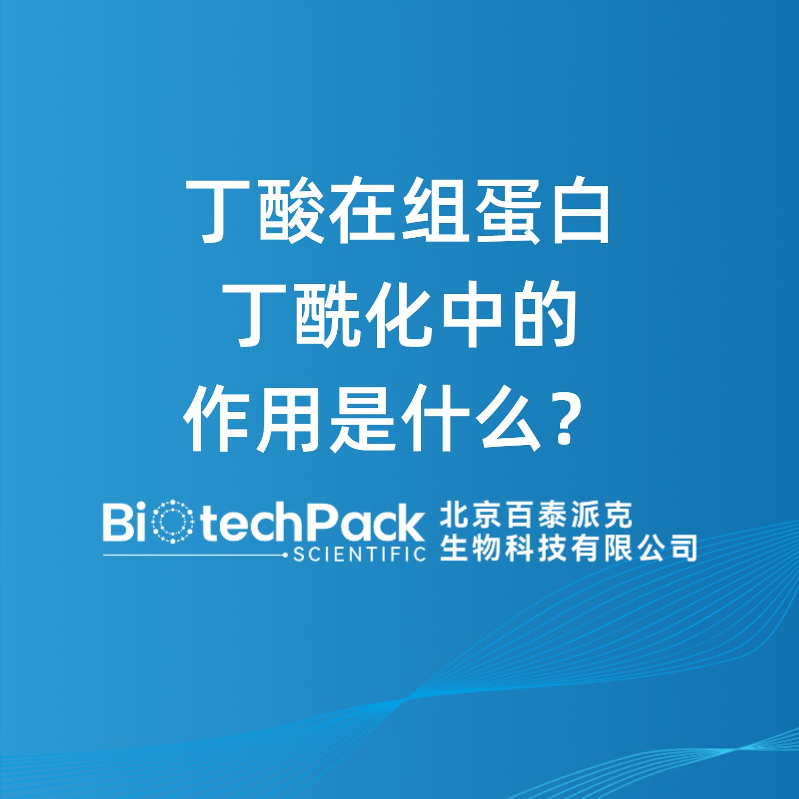 丁酸在組蛋白丁?；械淖饔檬鞘裁?？