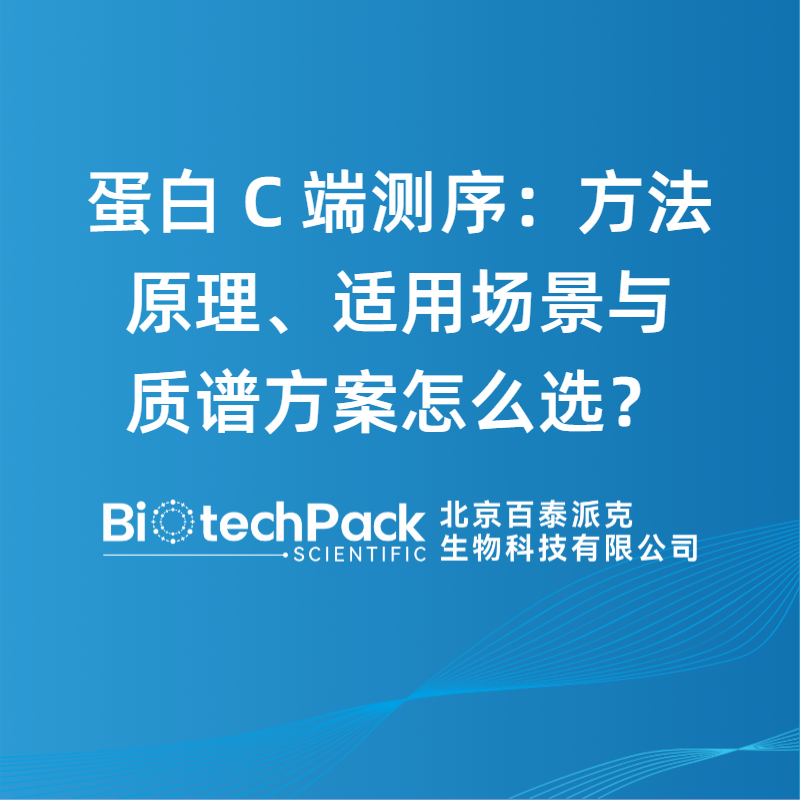 蛋白 C 端测序：方法原理、适用场景与质谱方案怎么选？