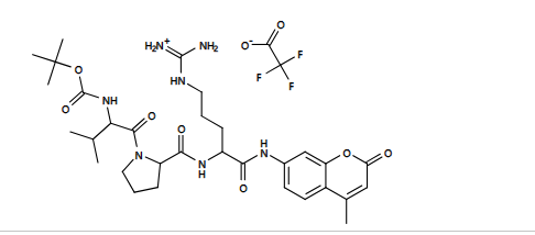 胰凝乳蛋白酶荧光底物BOC-Val-Pro-Arg-AMC