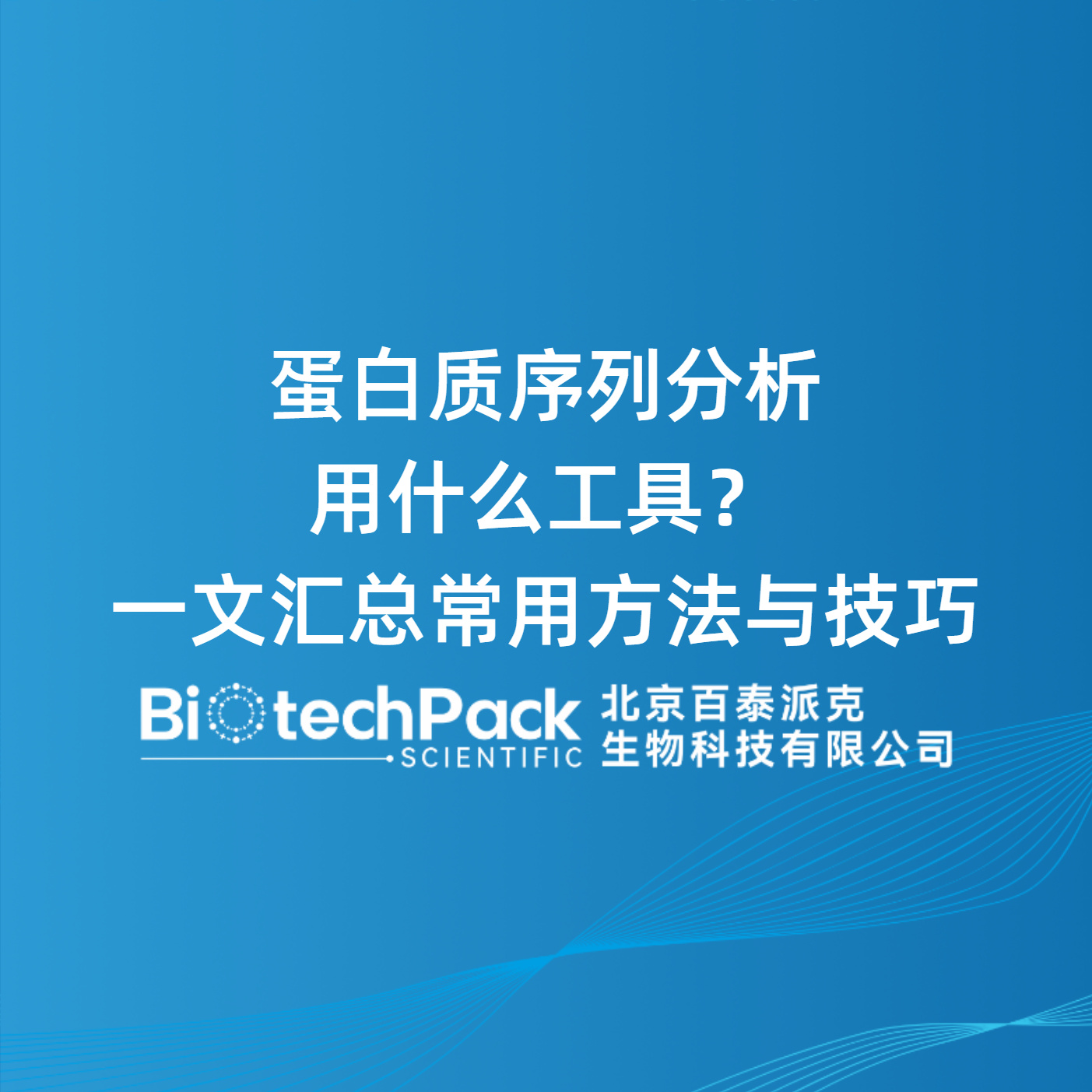 蛋白质序列分析用什么工具？一文汇总常用方法与技巧