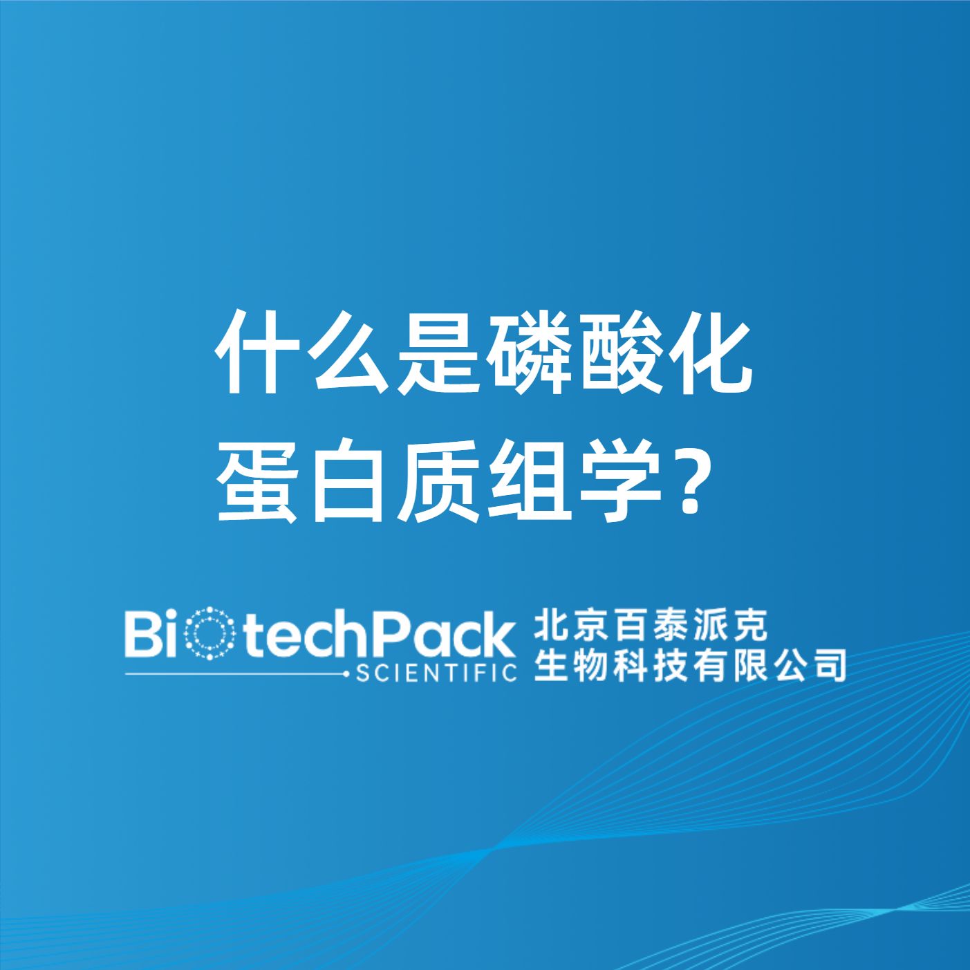 什么是磷酸化蛋白质组学？