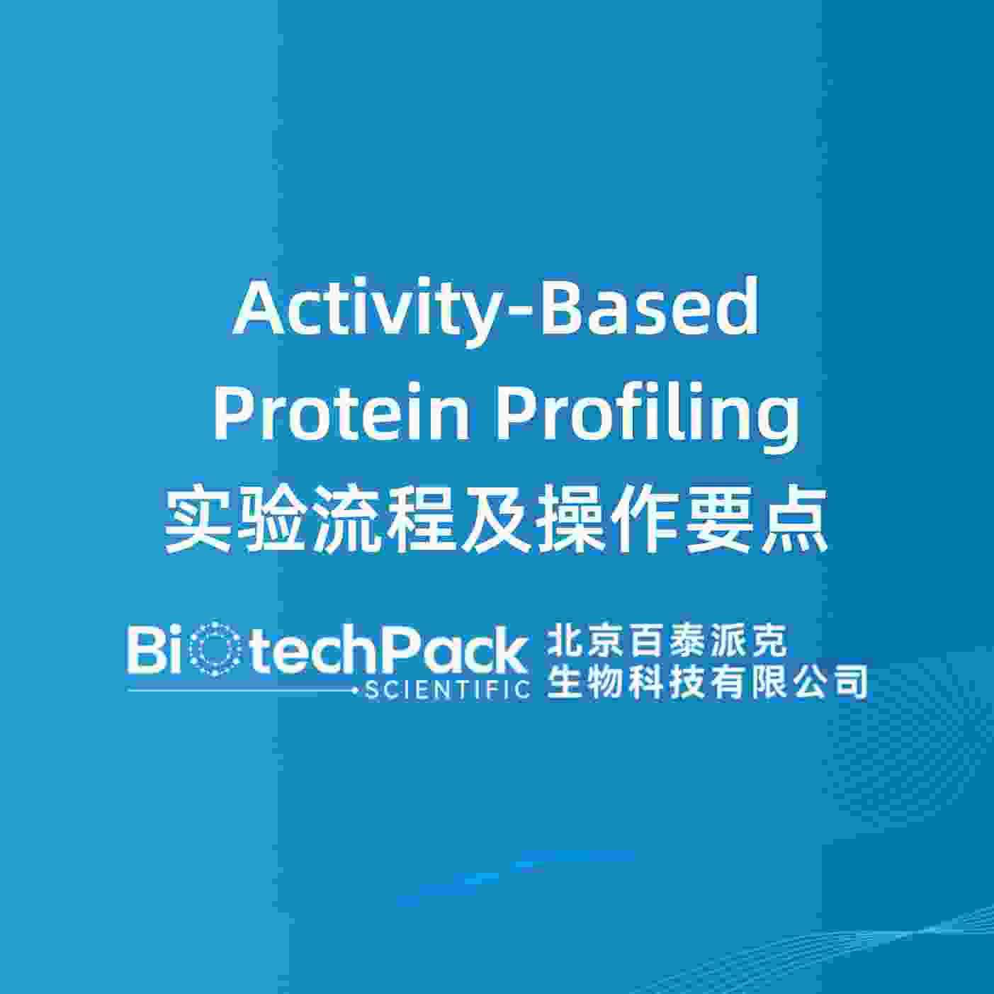 Activity-Based Protein Profiling实验流程及操作要点