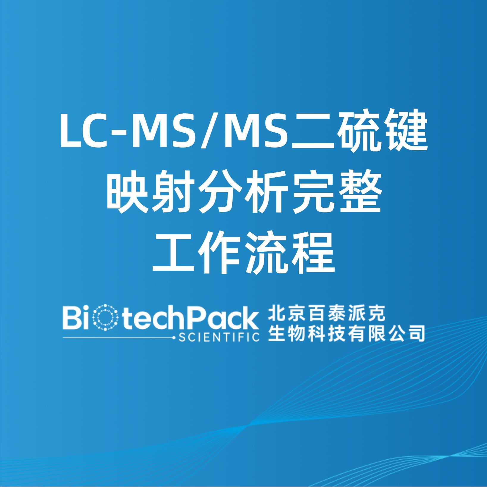 LC-MS/MS二硫键映射分析完整工作流程