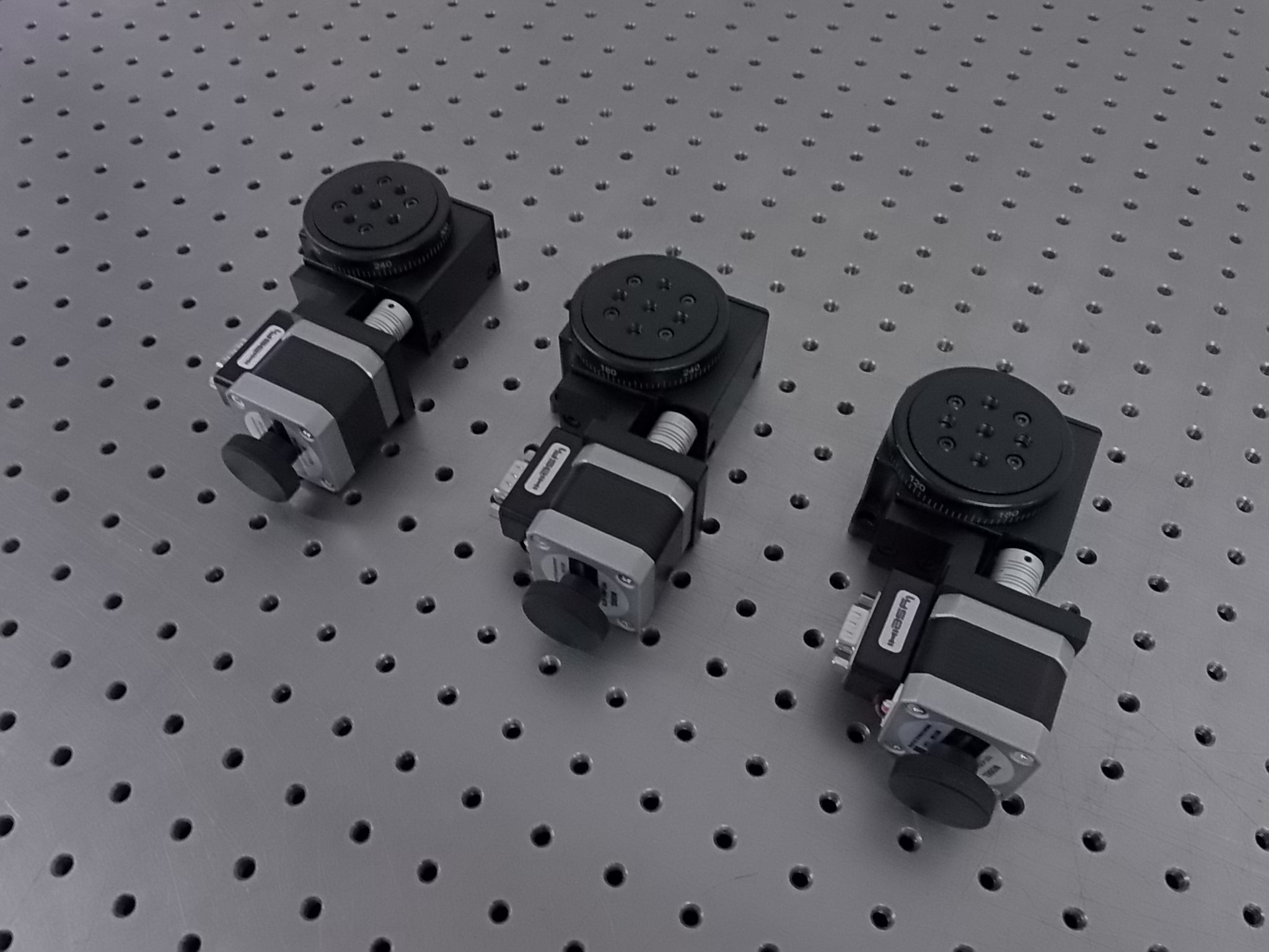 精密型电动旋转台涡轮蜗杆位移调整滑台ZX110-60光学测量位移台