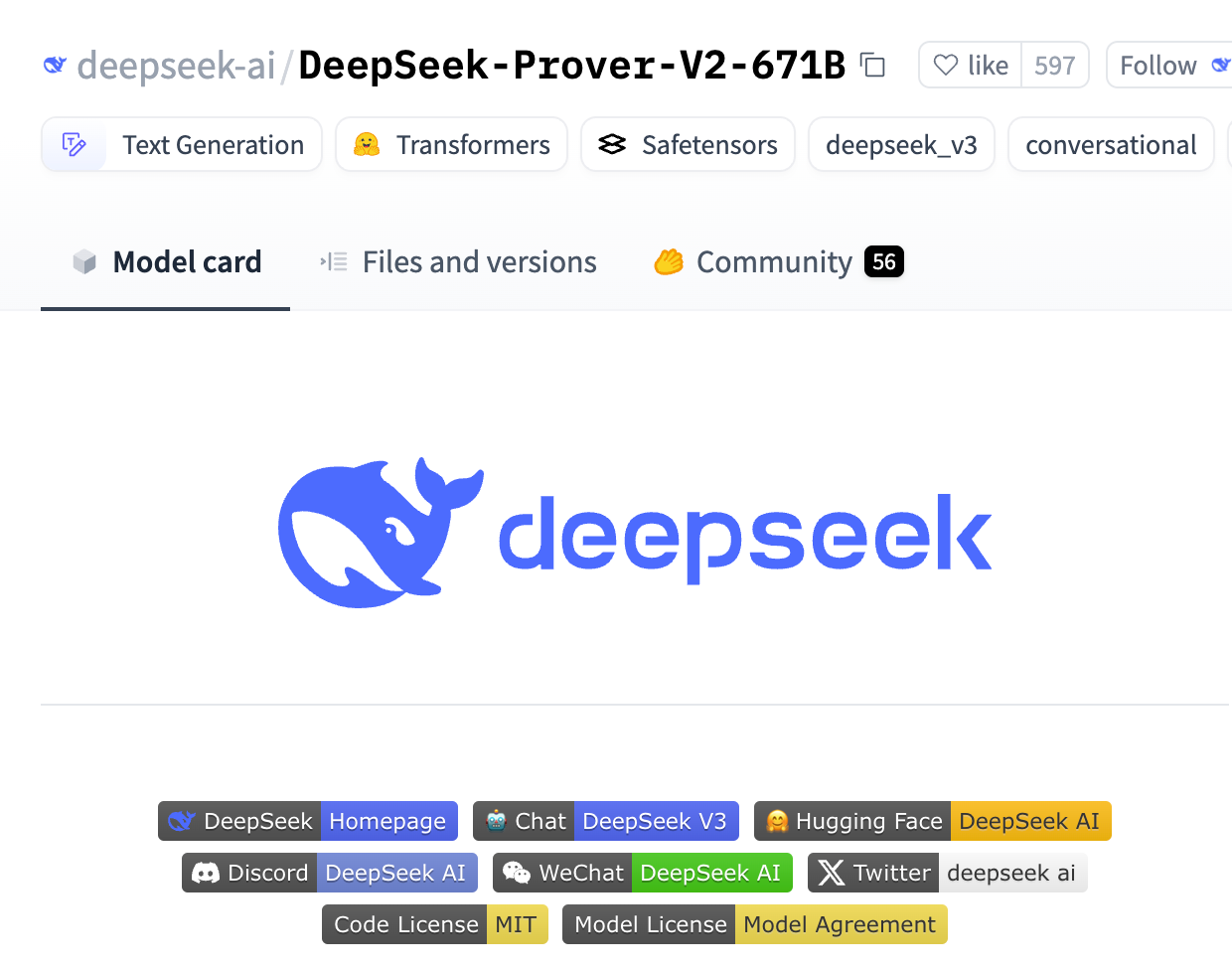 DeepSeek Prover AI 