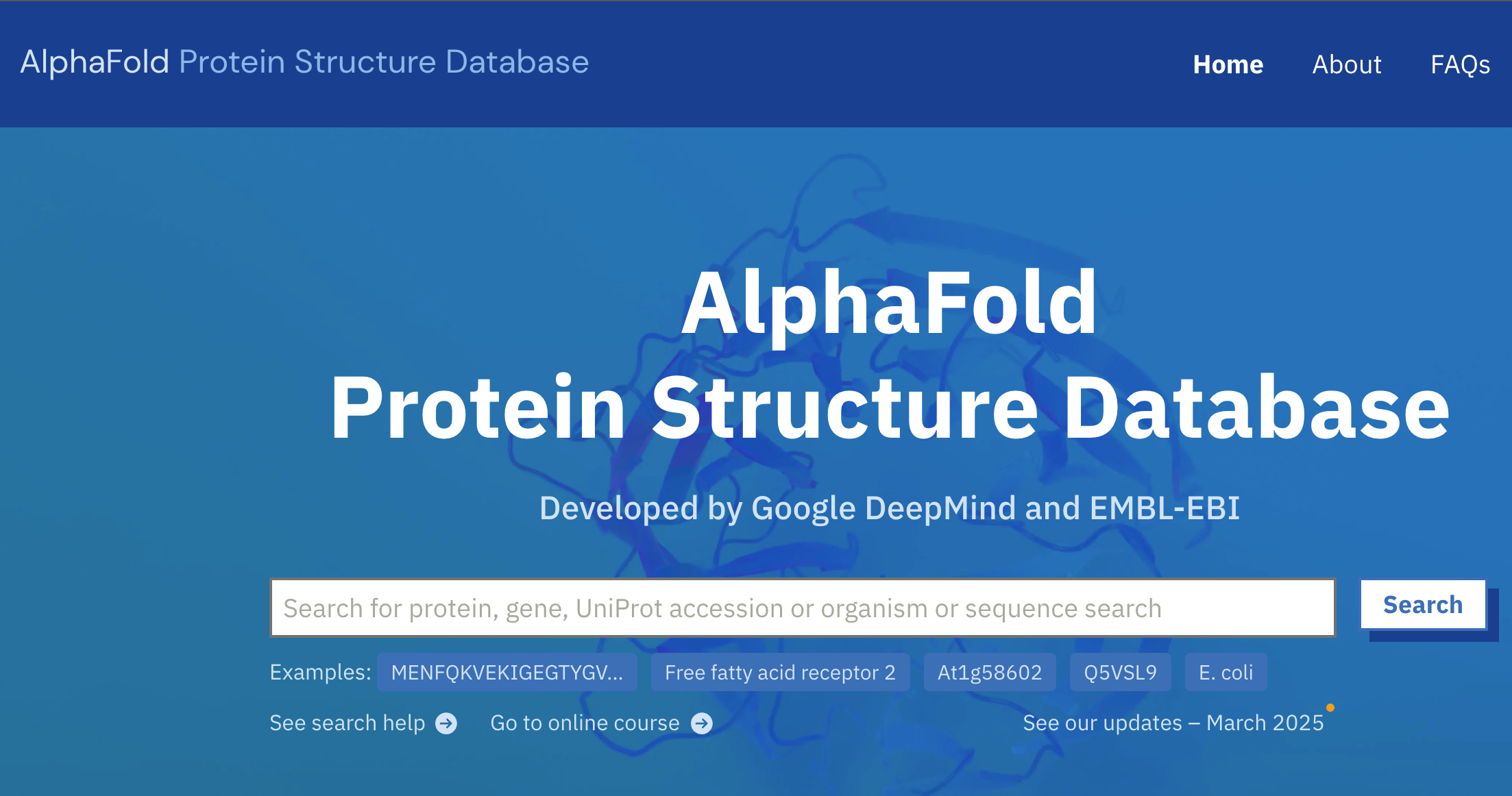 AlphaFold Protein Structure Database