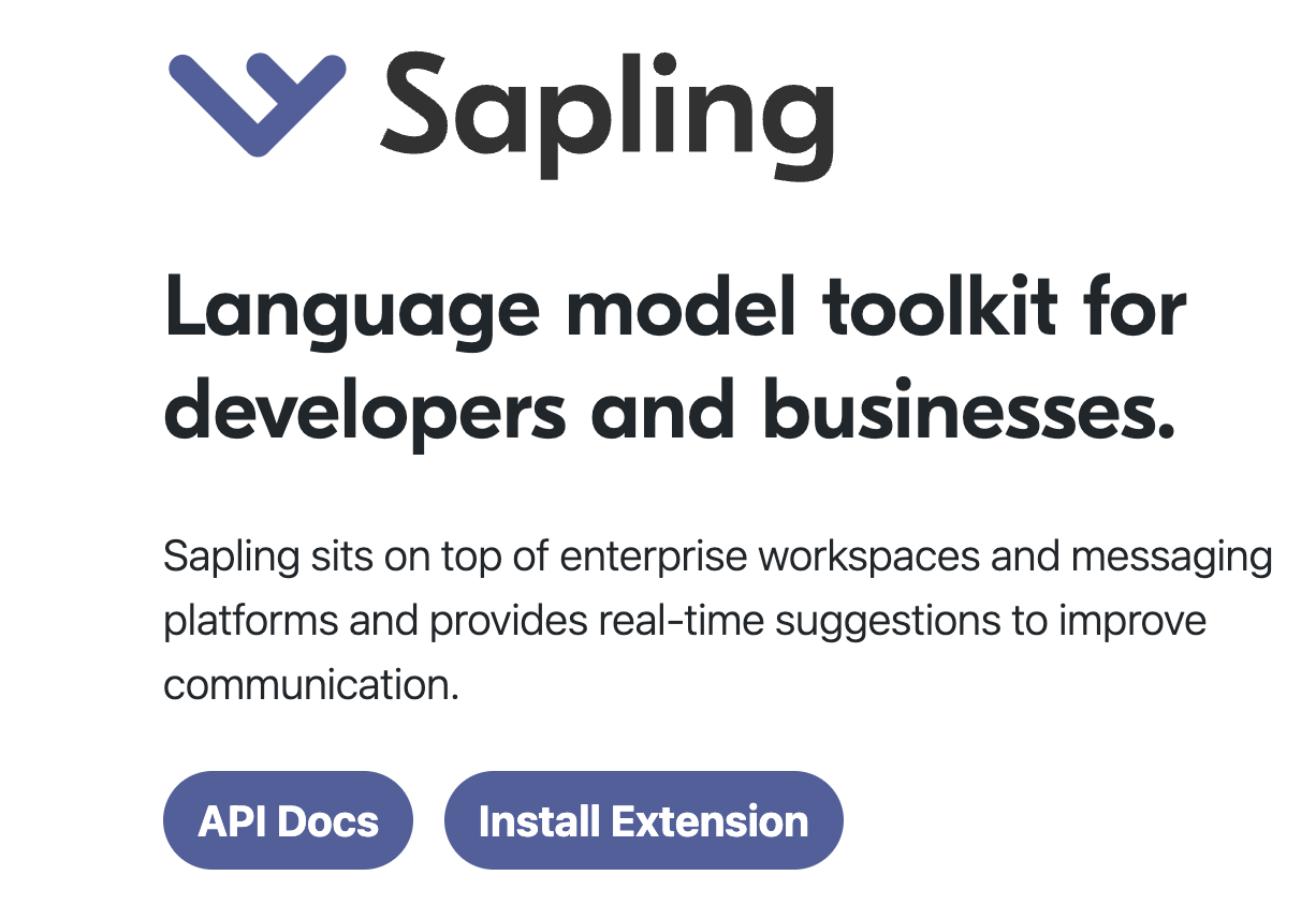 Sapling AI