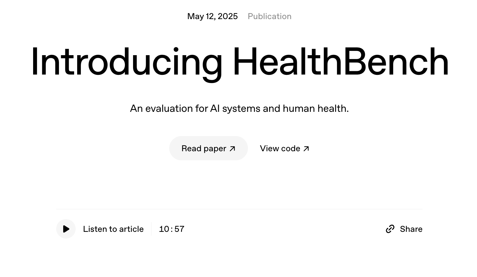 HealthBench