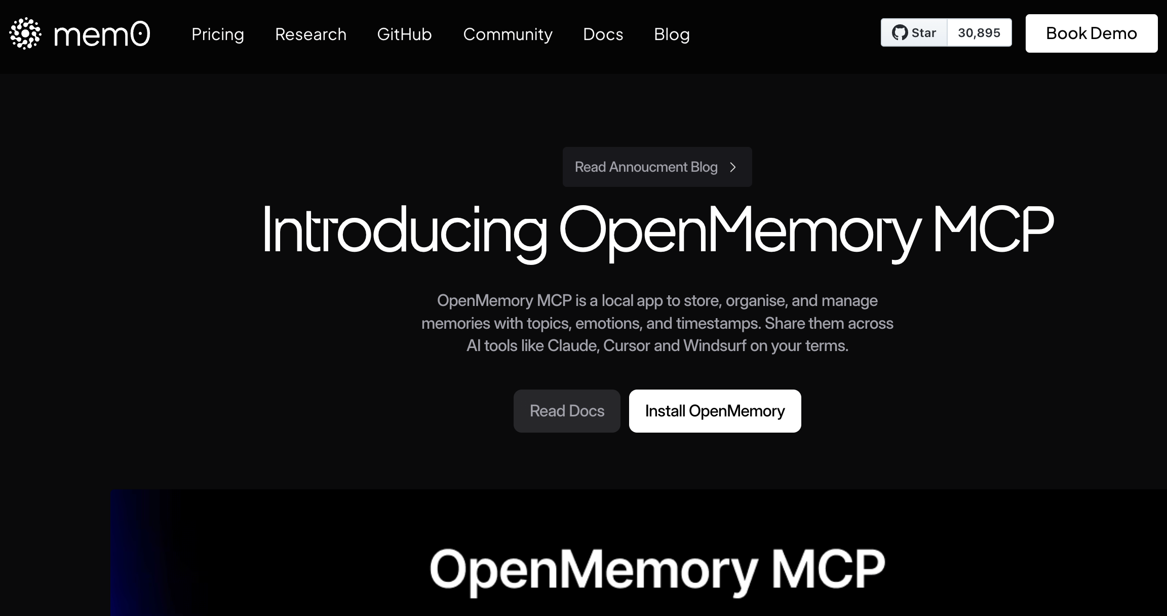 OpenMemory MCP