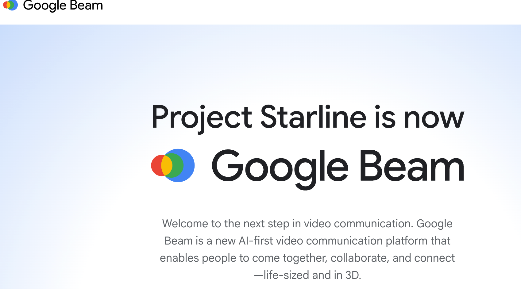 Google Beam