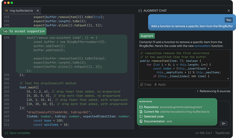 augment code