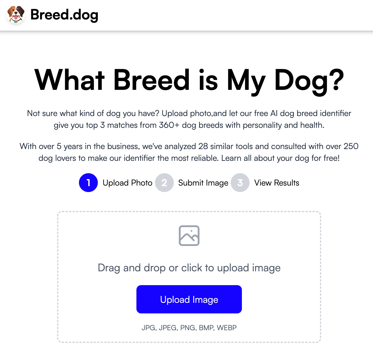 Breed.dog - AI Dog Breed Identifier
