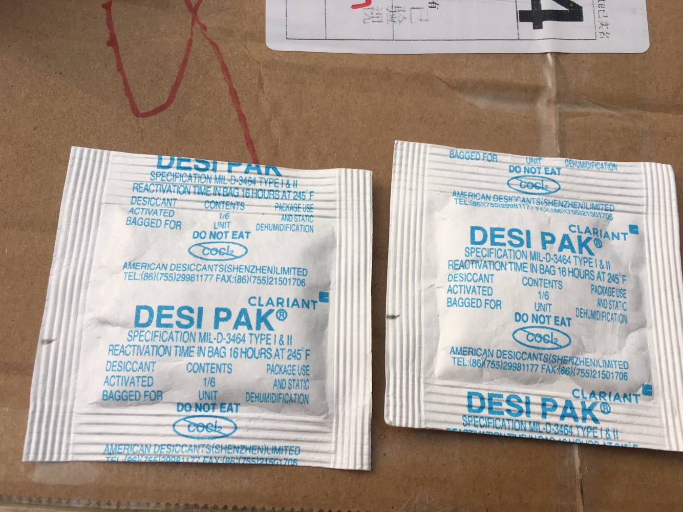 DESI PAK干燥剂 库存量大