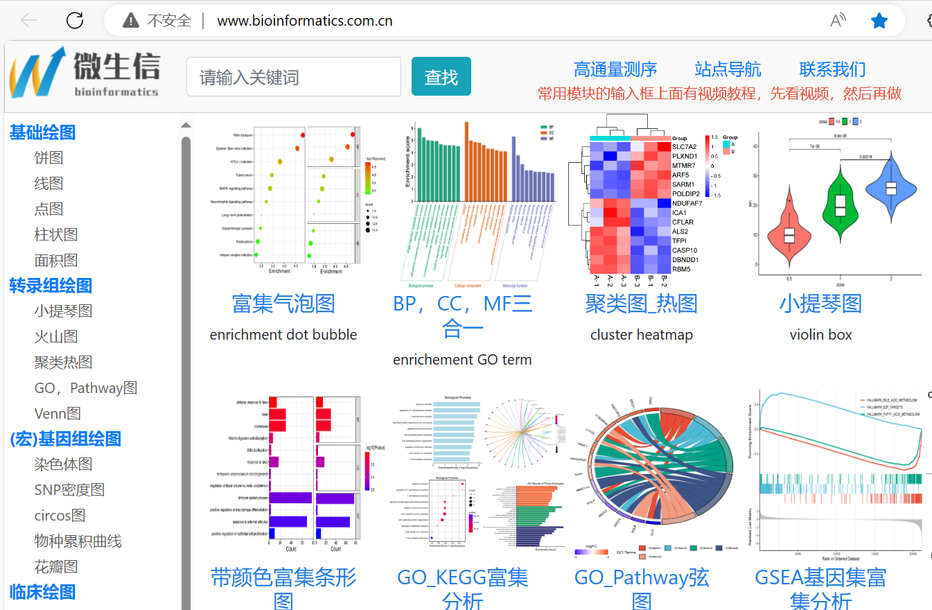 生物信息学数据分析服务