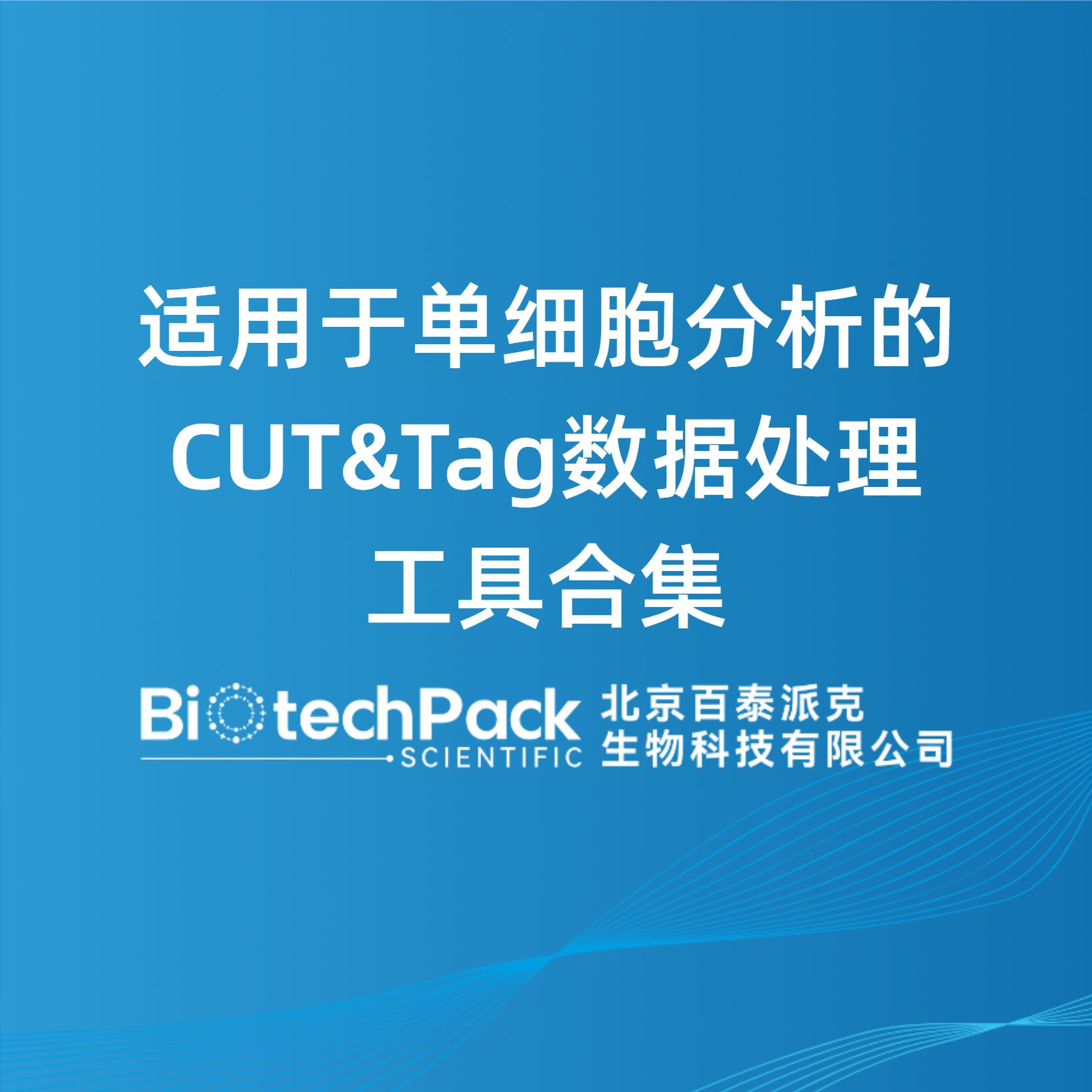 适用于单细胞分析的CUT&Tag数据处理工具合集