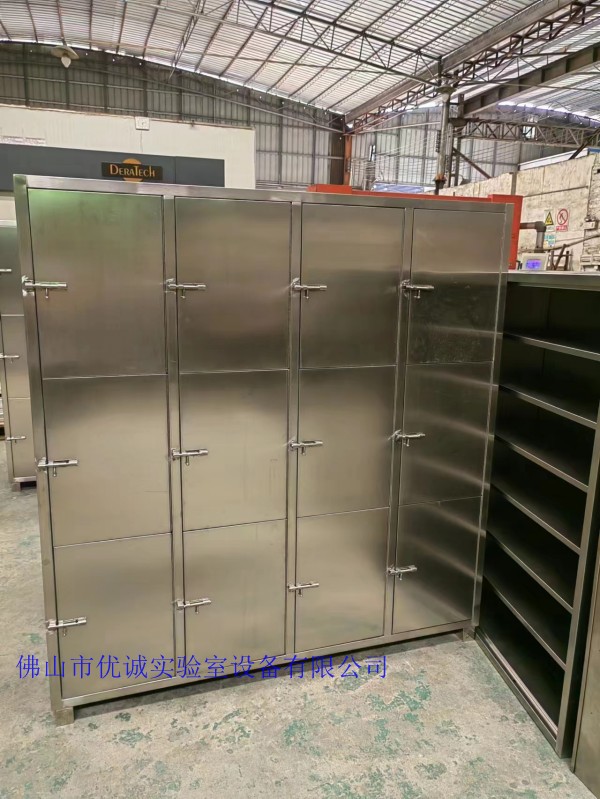 顺德不锈钢柜广州不锈钢中药柜定做304不锈钢储物柜厂家