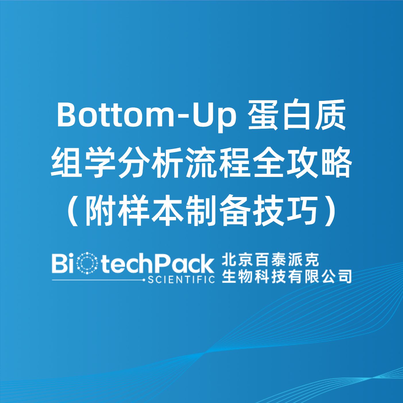 Bottom-Up 蛋白质组学分析流程全攻略（附样本制备技巧）