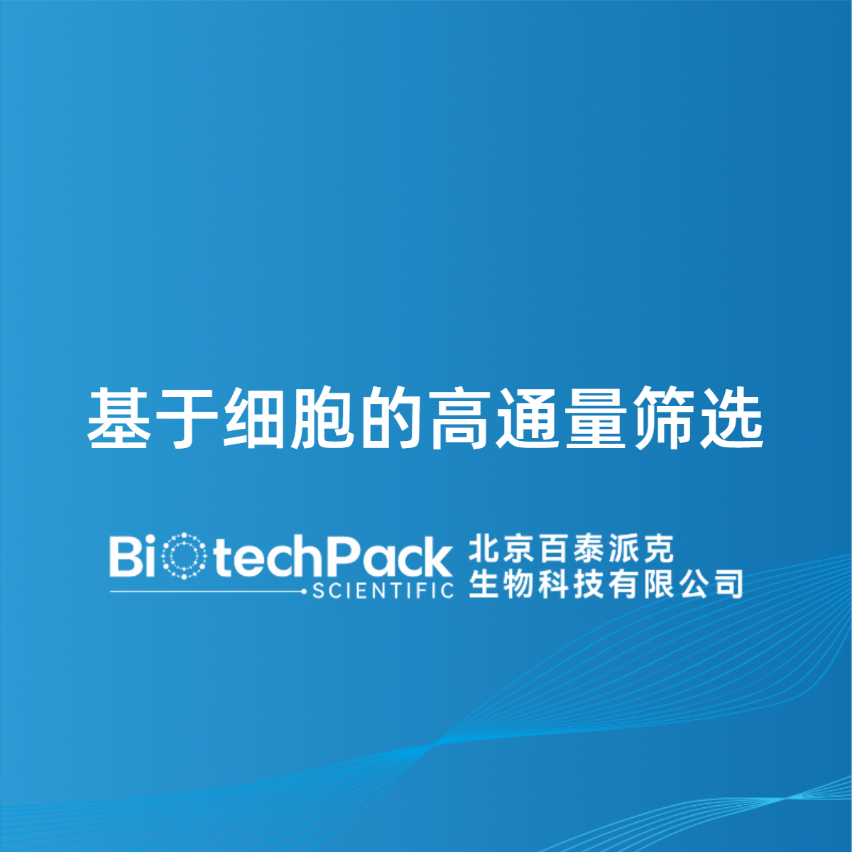 基于细胞的高通量筛选