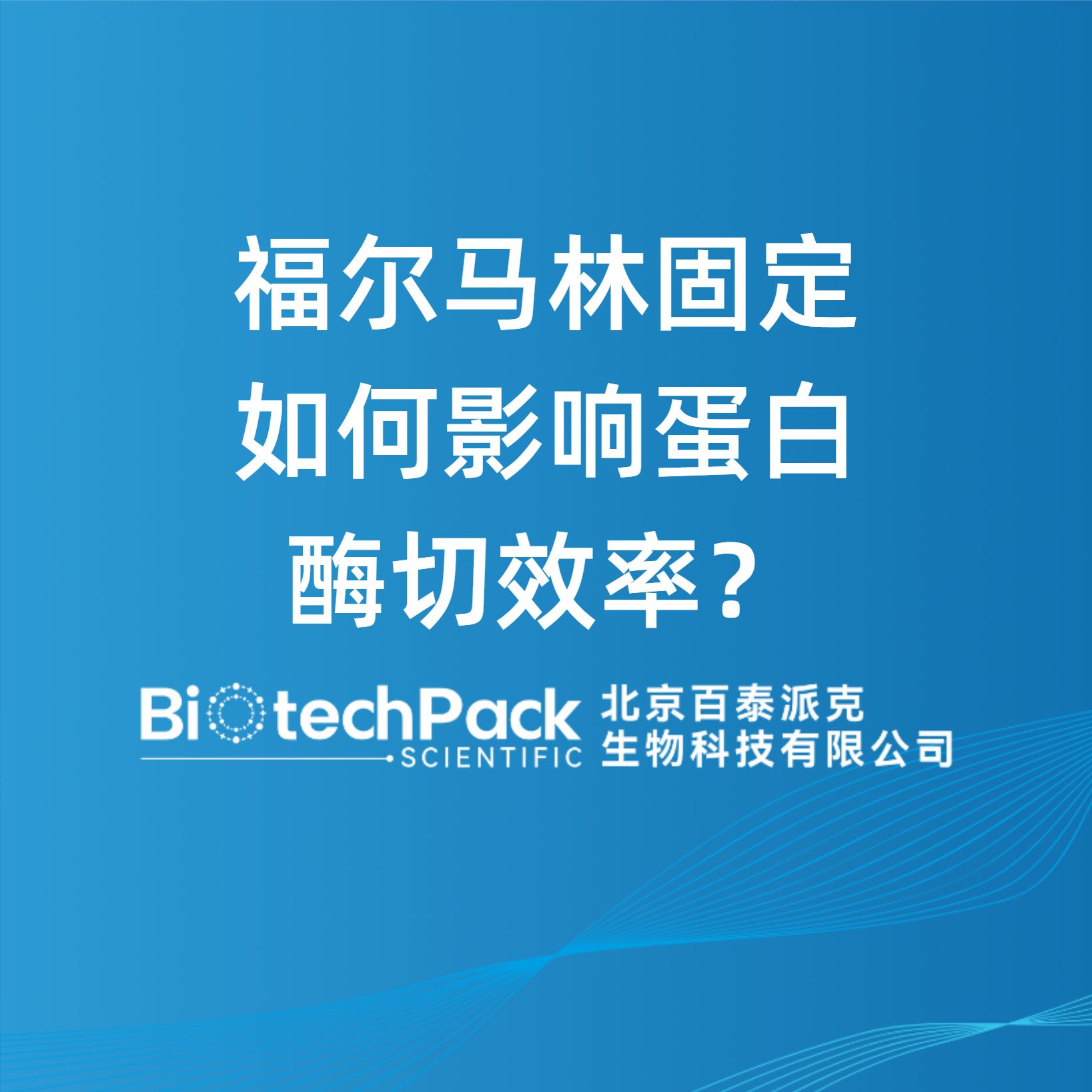 福爾馬林固定如何影響蛋白酶切效率？