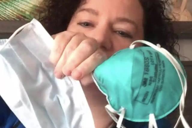 美国护士自购N95口罩上班被开除：医院不让戴
