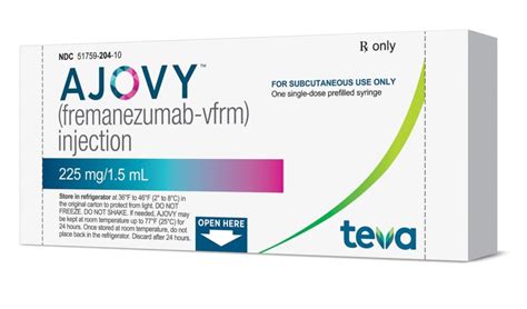 英国推出治疗偏头痛的抗CGRP单抗Ajovy预填充笔：患者可自行注射