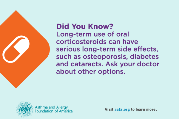 Oral Corticosteroids |AAFA.org