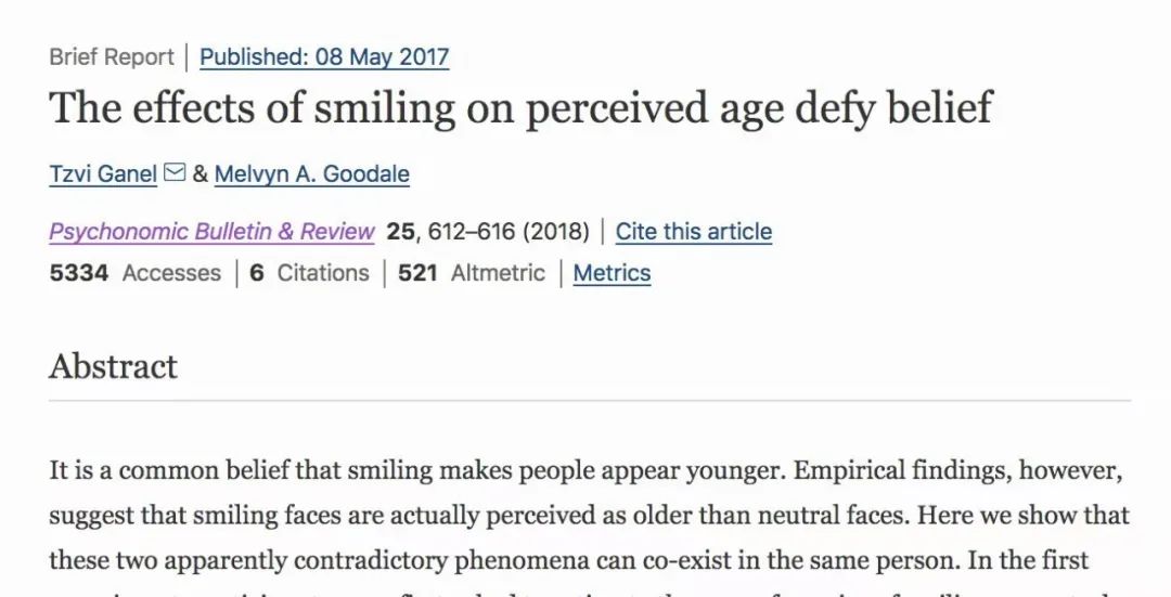 不要笑、不要笑，研究提醒：如果你想看上去更年轻，最好使用这个表情