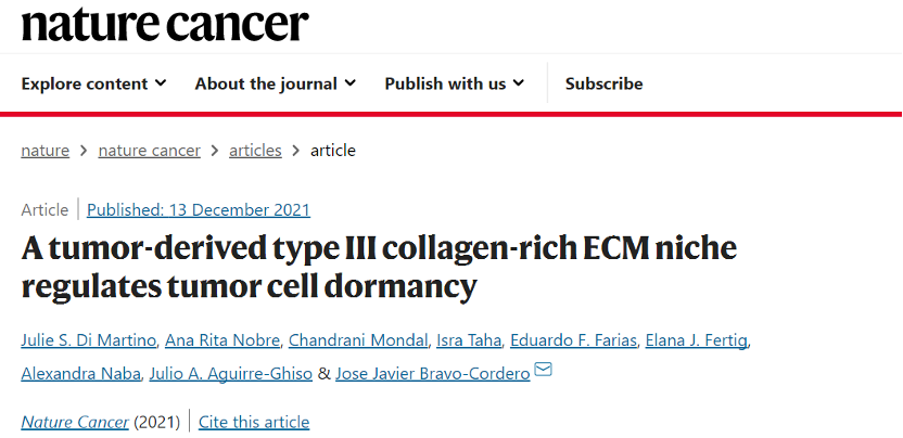Nature子刊连发两文：癌细胞“休眠”数年不死 或是导<font color="red">致癌</font>症转移/复发的关键因素