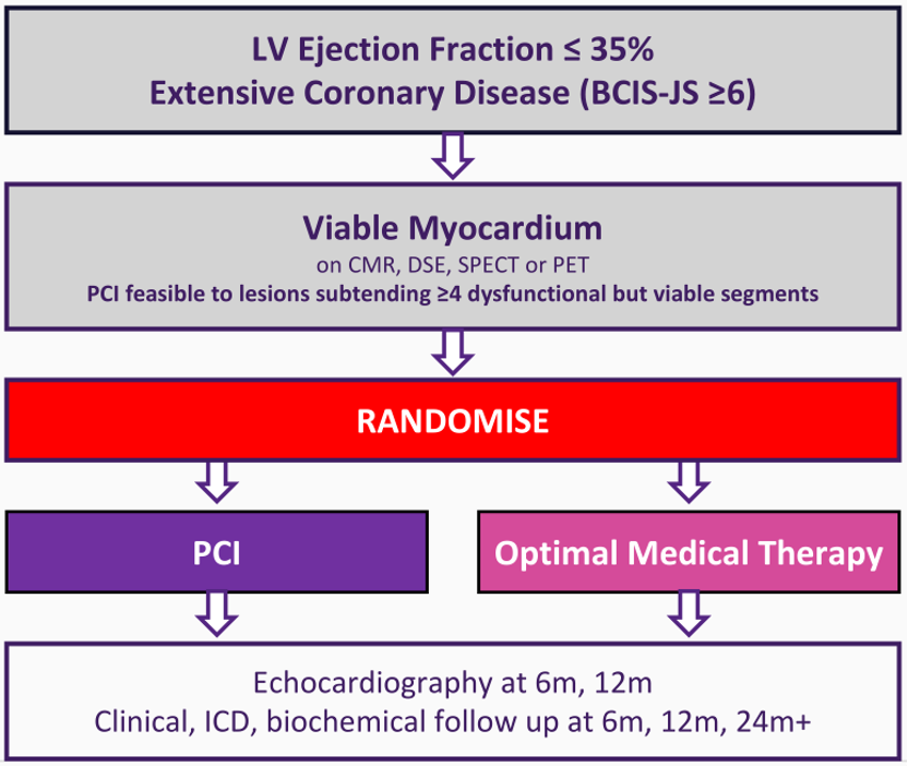 NEJM：PCI对伴LV功能障碍患者血运重建无获益（REVIVED-BCIS2研究）