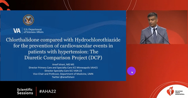 AHA 2022：使用两种利尿剂治疗高血压的心脏结局没有差异（DCP研究）