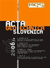 ACTA GEOTECH SLOV