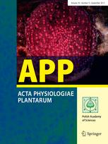 ACTA PHYSIOL PLANT ACTA PHYSIOL PLANT