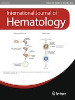 INT J HEMATOL INT J HEMATOL