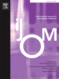 INT J OSTEOPATH MED INT J OSTEOPATH MED