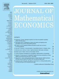 Journal Of Mathematical Economics 期刊论坛 投稿经验 Medsci Cn