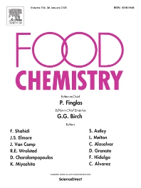 food chemistry research paper